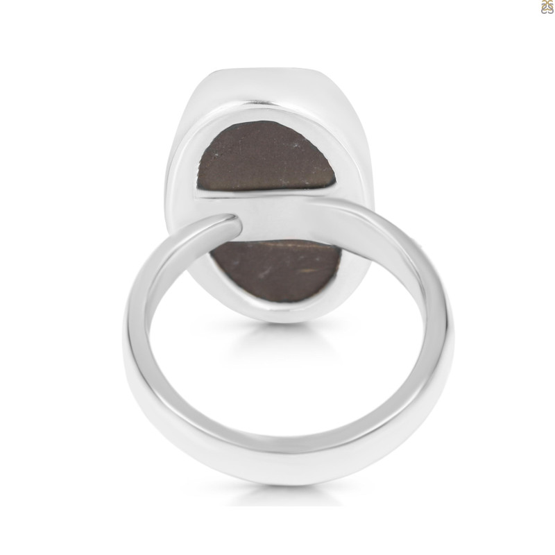 Spectropyrite Druzy Adjustable Ring-ADJ-R SPD-2-51