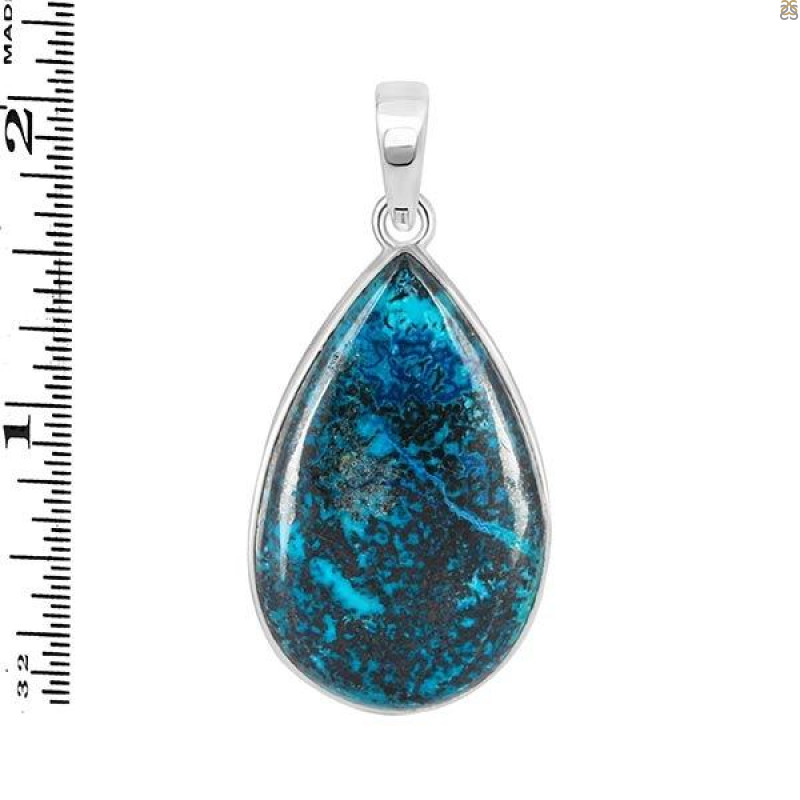 Shattuckite Pendant-SP STK-1-133