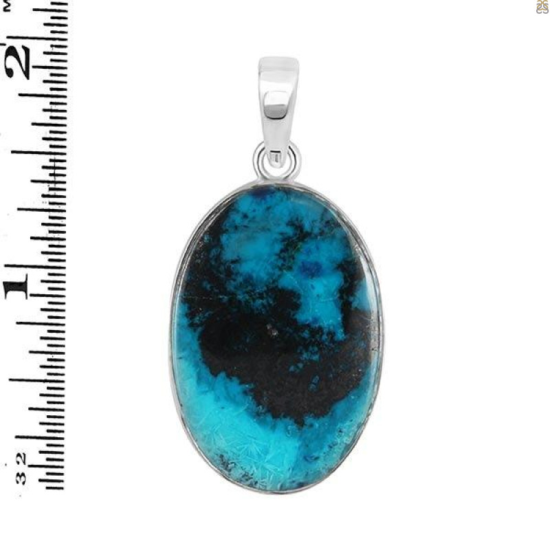 Shattuckite Pendant-SP STK-1-137