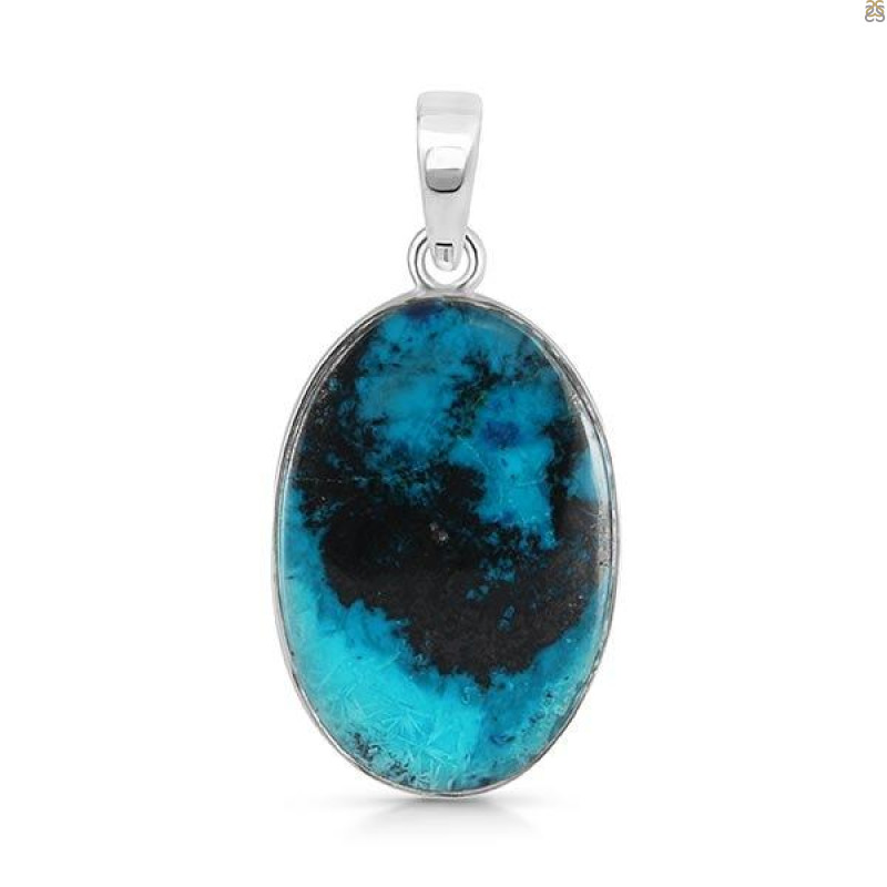 Shattuckite Pendant-SP STK-1-137