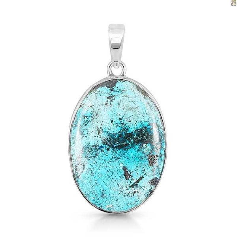Shattuckite Pendant-SP STK-1-141