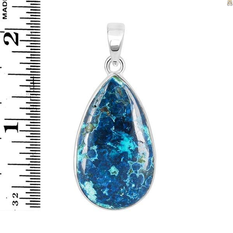 Shattuckite Pendant-SP STK-1-143