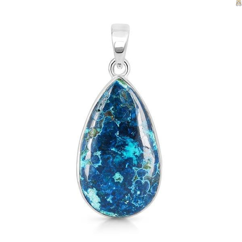Shattuckite Pendant-SP STK-1-143