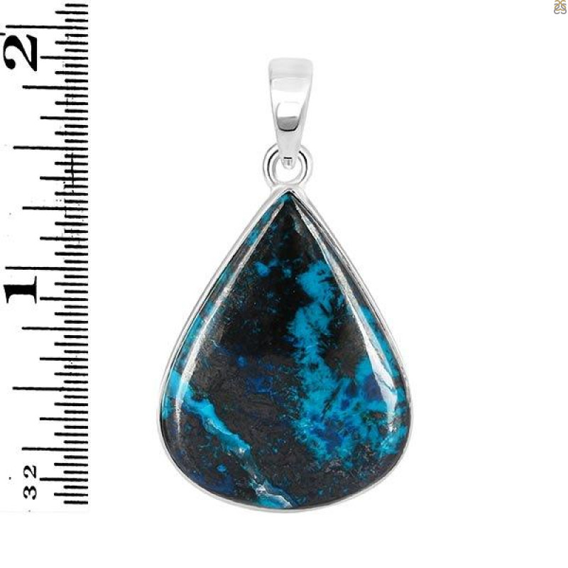 Shattuckite Pendant-SP STK-1-144