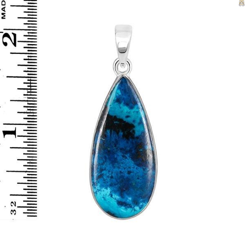 Shattuckite Pendant-SP STK-1-147