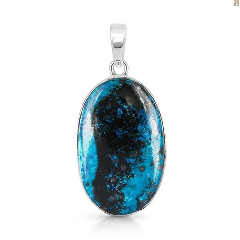 Shattuckite Pendant-SP STK-1-149