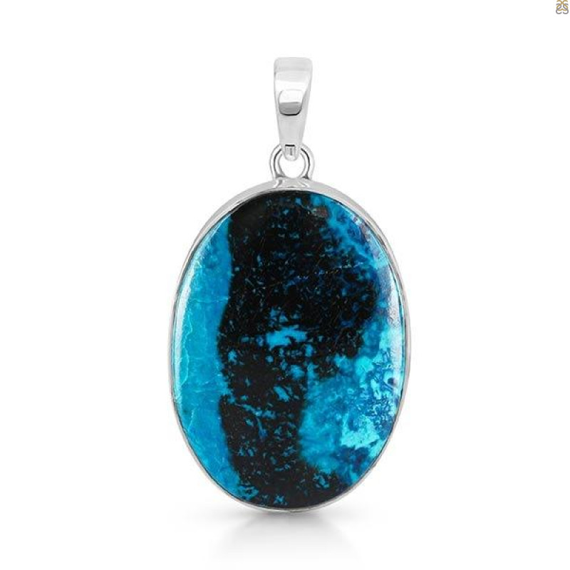Shattuckite Pendant-SP STK-1-150