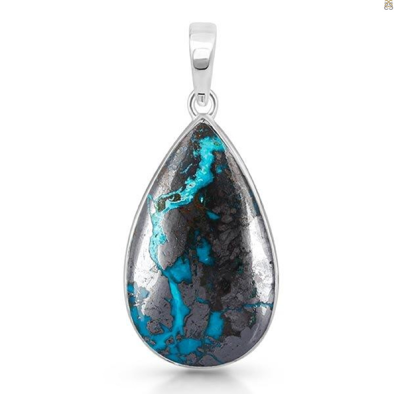 Shattuckite Pendant-SP STK-1-152