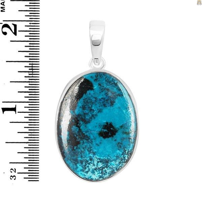Shattuckite Pendant-SP STK-1-157