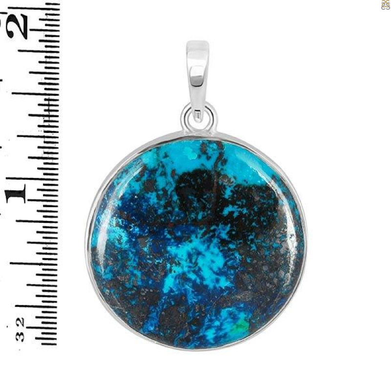 Shattuckite Pendant-SP STK-1-161