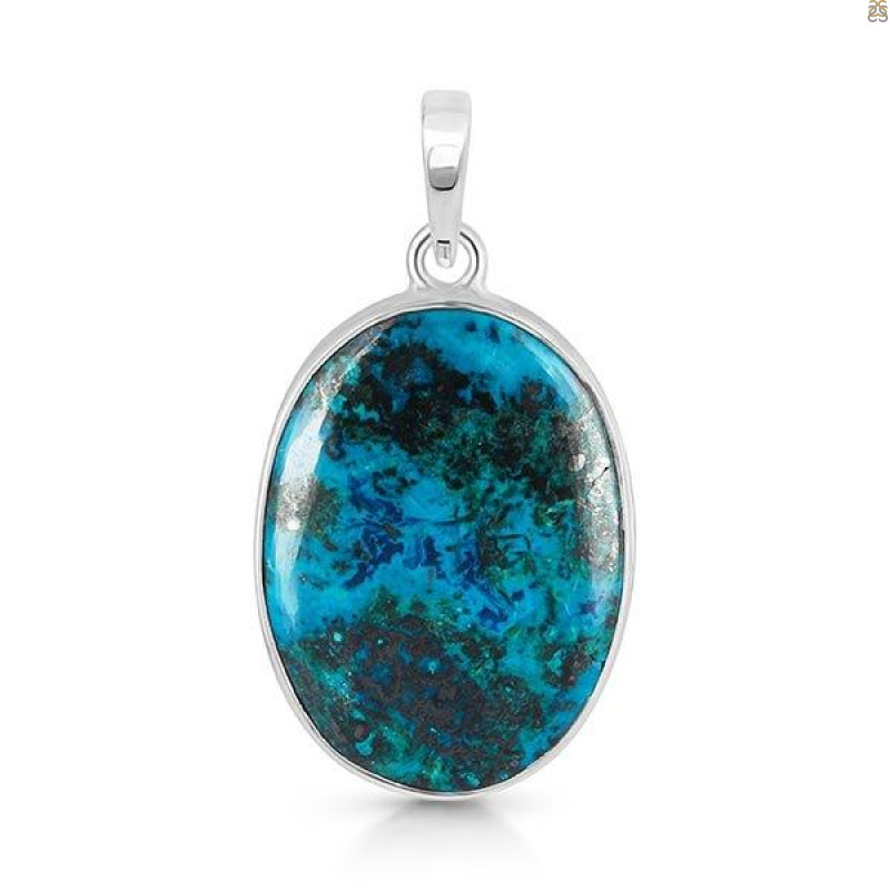 Shattuckite Pendant-SP STK-1-163