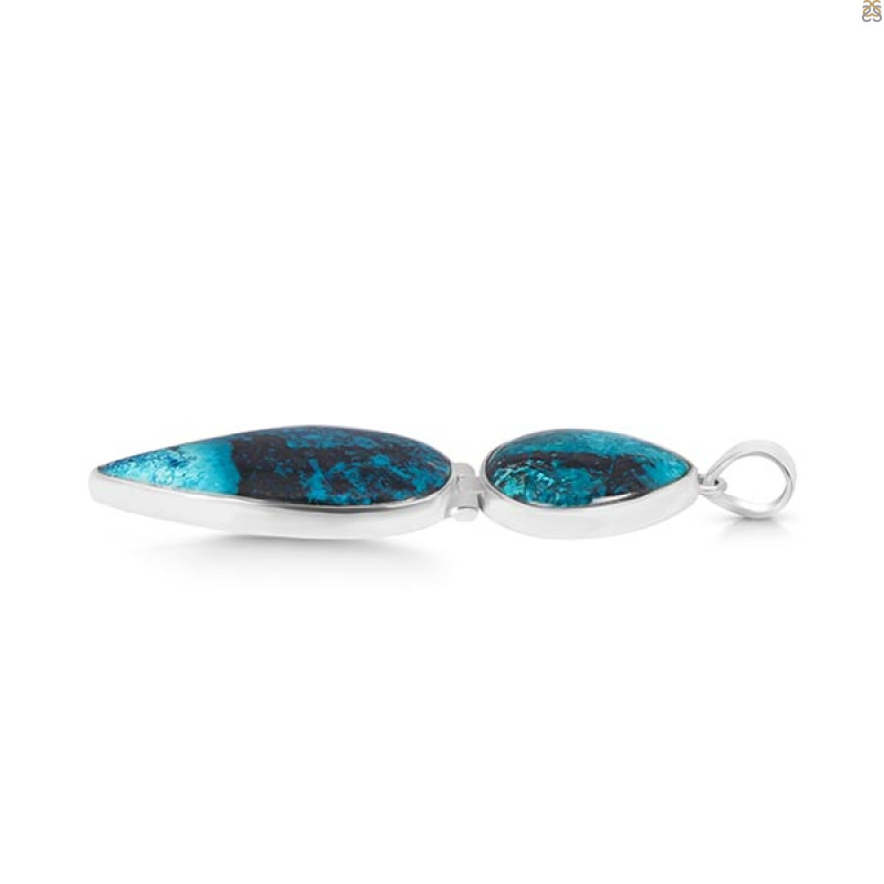 Shattuckite Pendant-2SP STK-1-167