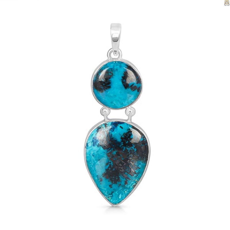 Shattuckite Pendant-2SP STK-1-169