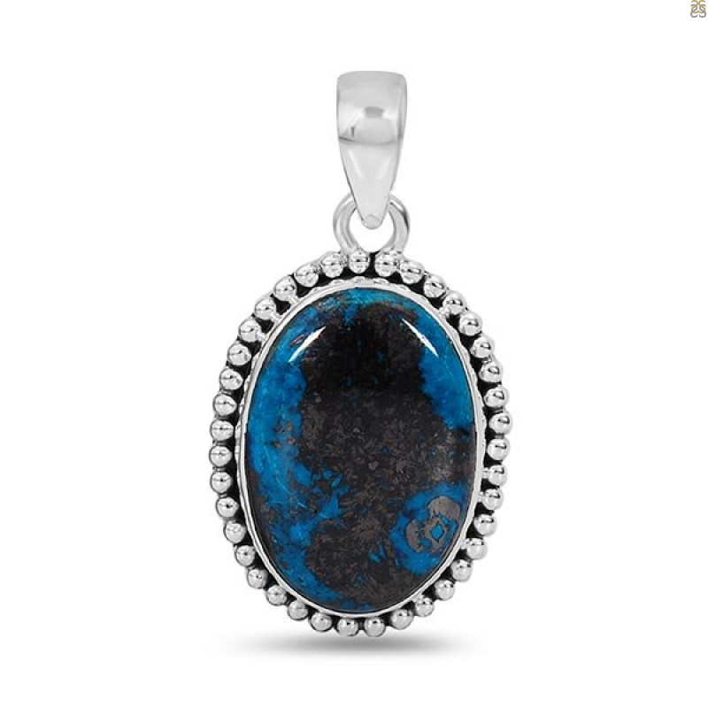 Shattuckite Pendant-SP STK-1-61