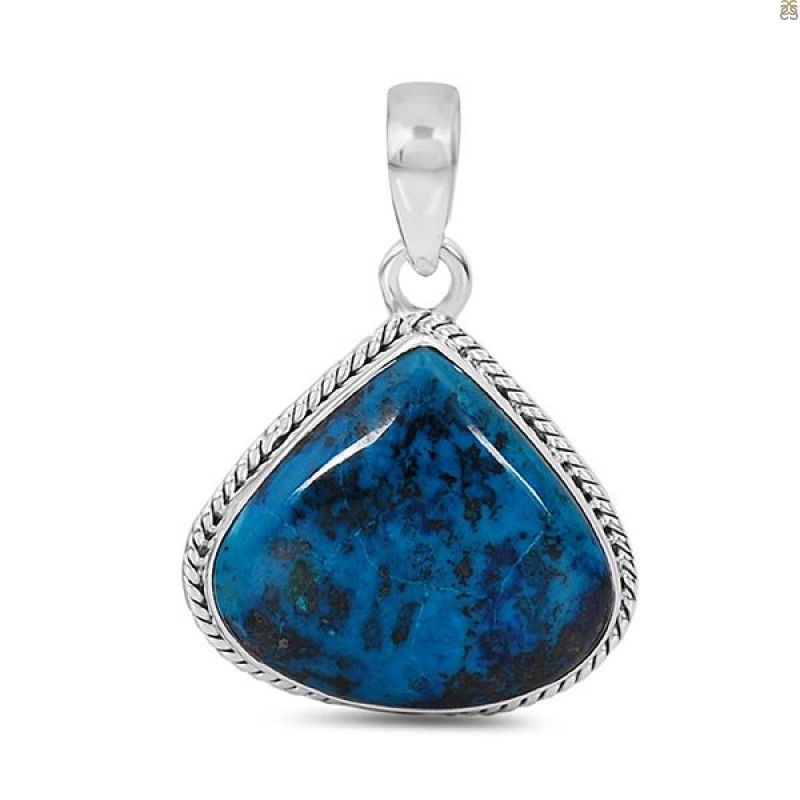 Shattuckite Pendant-SP STK-1-65