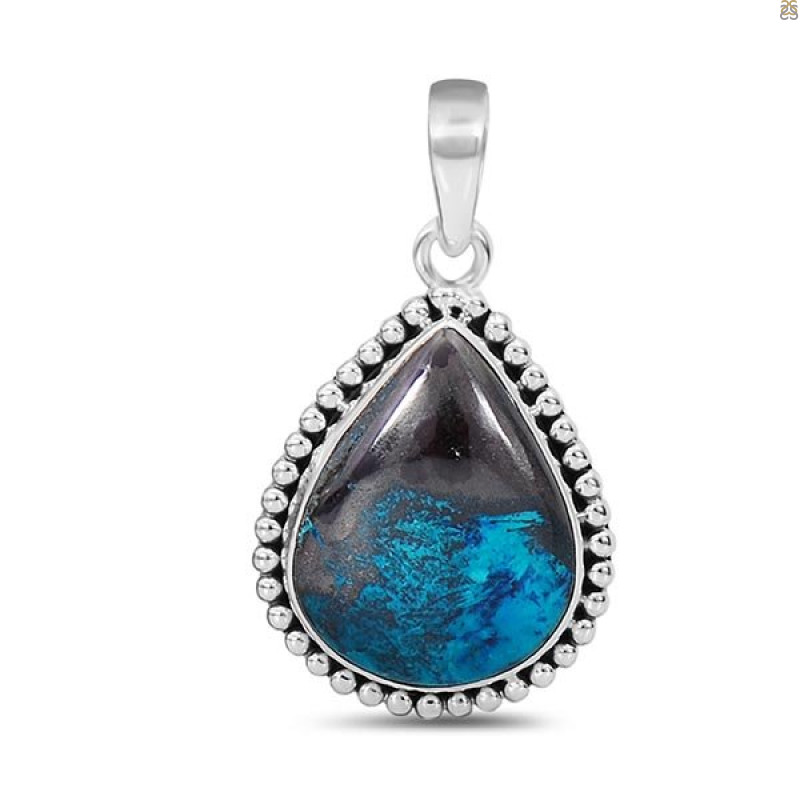 Shattuckite Pendant-SP STK-1-69