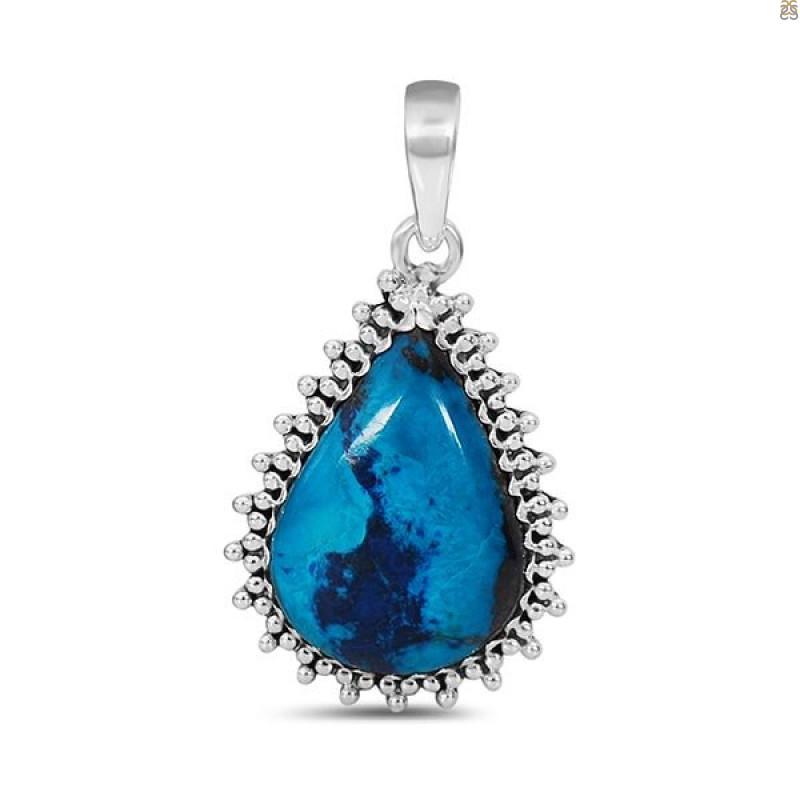 Shattuckite Pendant-SP STK-1-73