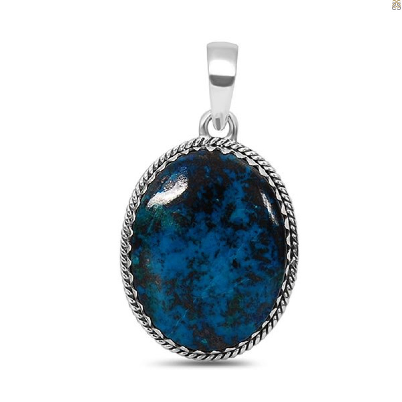 Shattuckite Pendant-SP STK-1-77