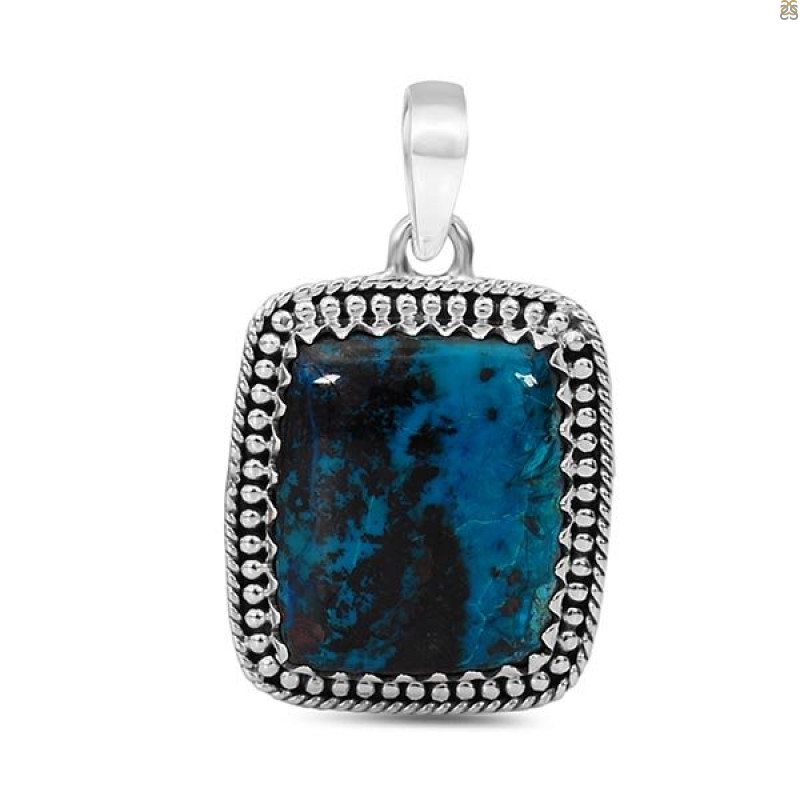 Shattuckite Pendant-SP STK-1-83