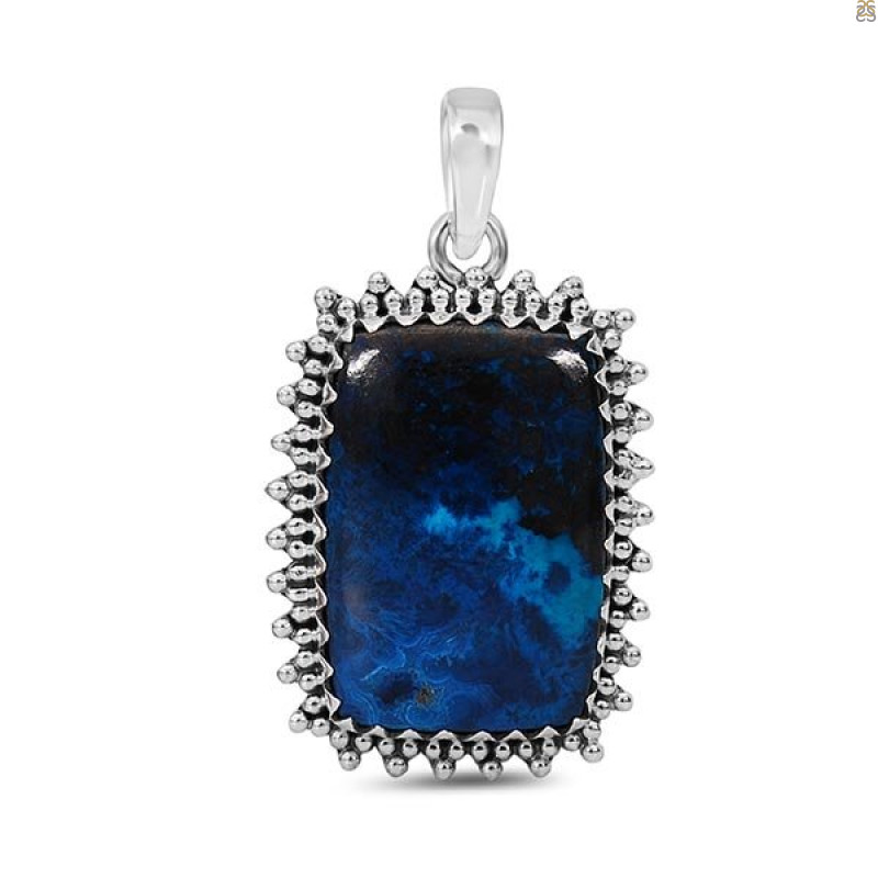Shattuckite Pendant-SP STK-1-89