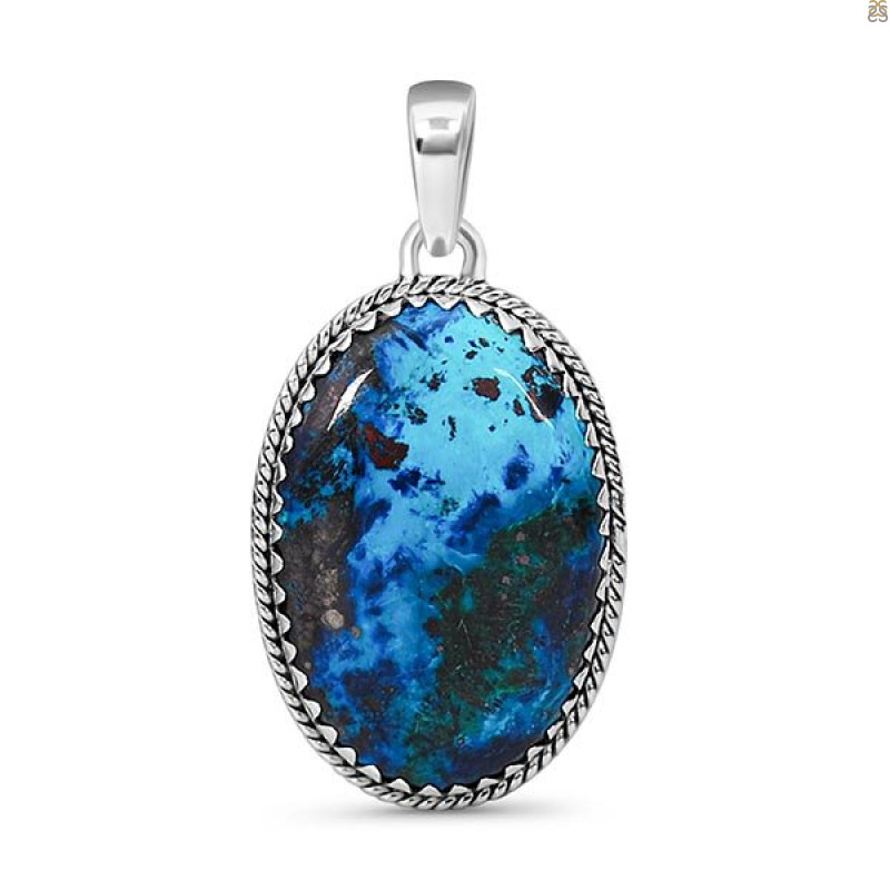 Shattuckite Pendant-SP STK-1-90