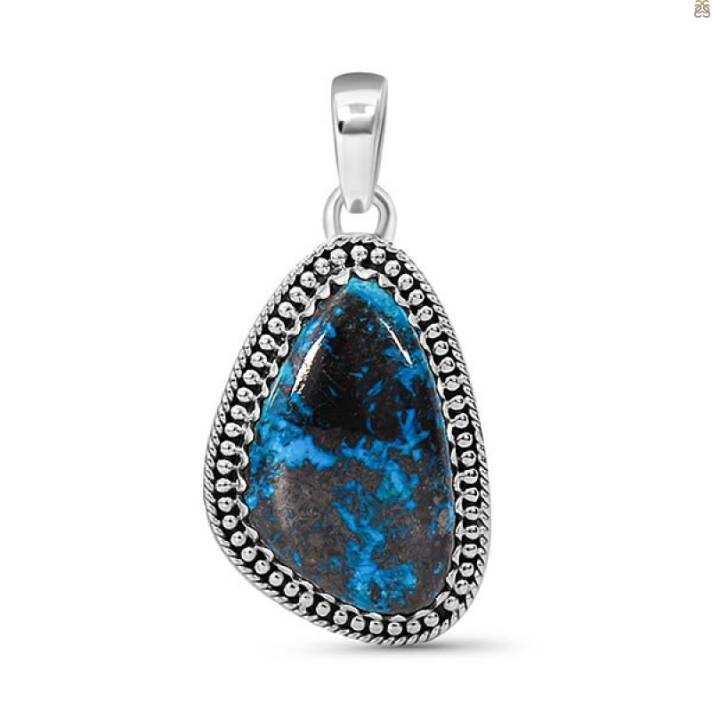 Shattuckite Pendant-SP STK-1-92