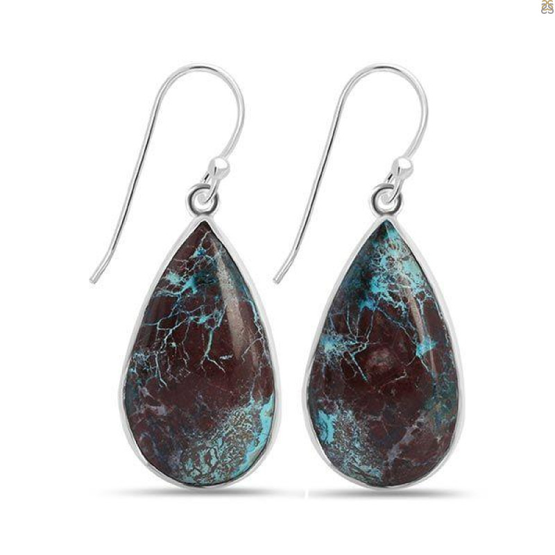 Shattuckite Earring-E STK-3-13