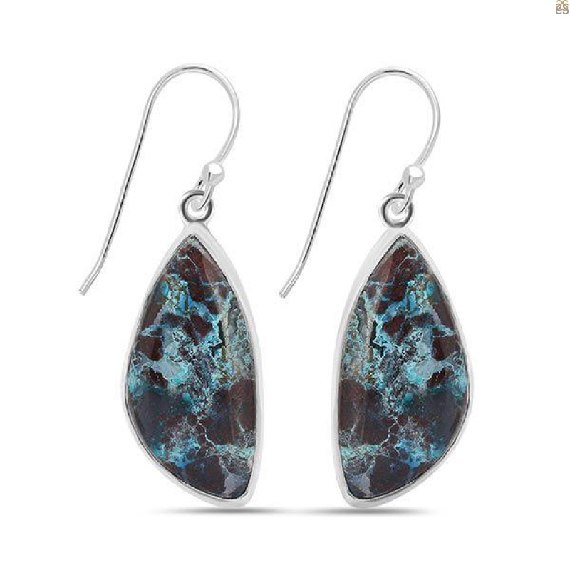 Shattuckite Earring-E STK-3-22