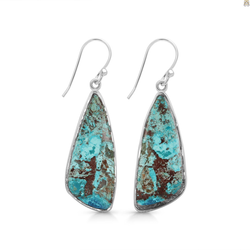 Shattuckite Earring-E STK-3-56