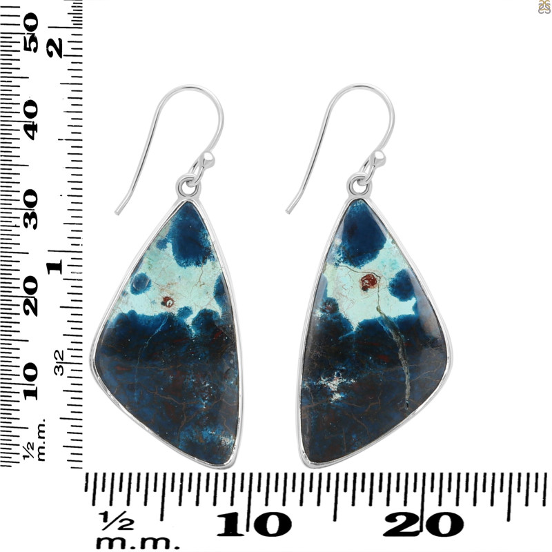 Shattuckite Earring-E STK-3-60