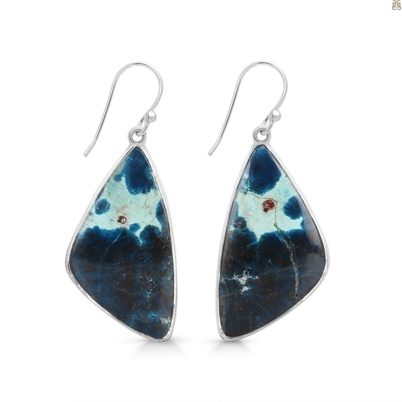 Shattuckite Earring-E STK-3-60