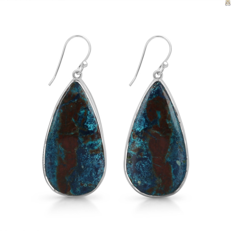 Shattuckite Earring-E STK-3-73