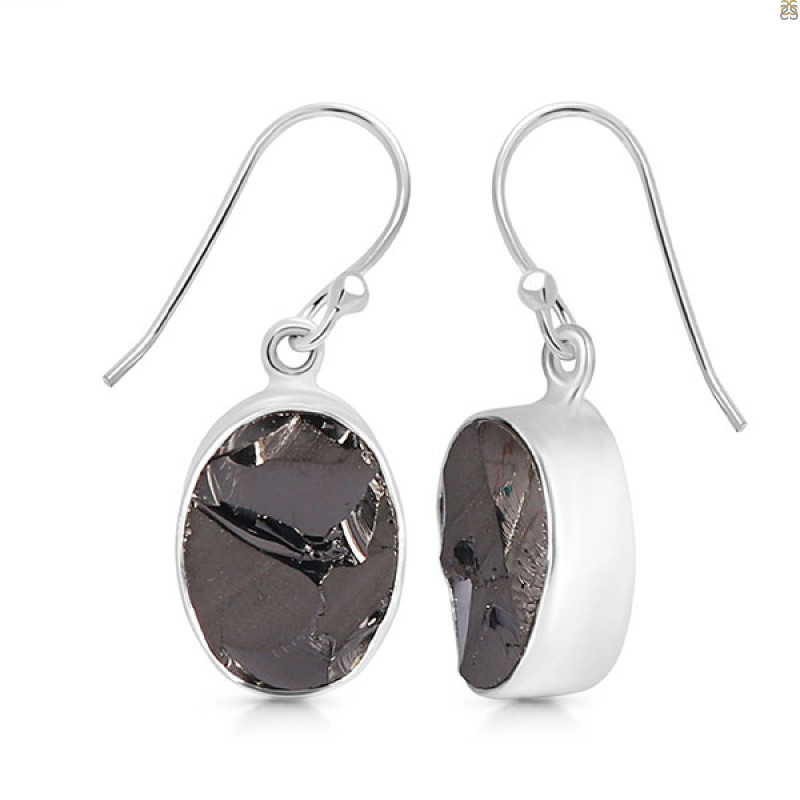 Shungite Earring-E SUG-3-1