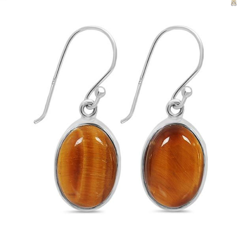 Tiger Eye Earring-E TGE-3-16