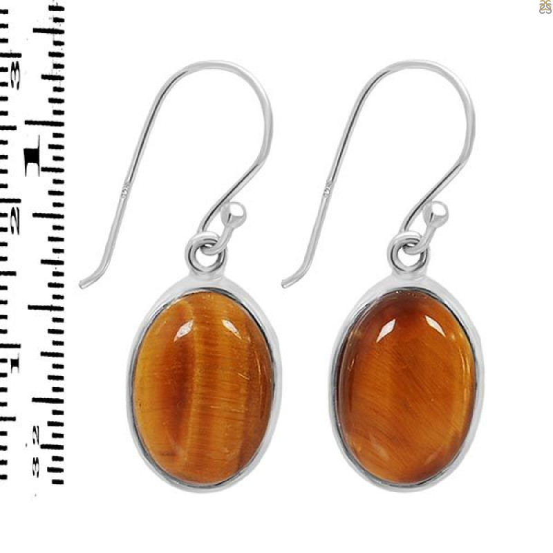 Tiger Eye Earring-E TGE-3-16
