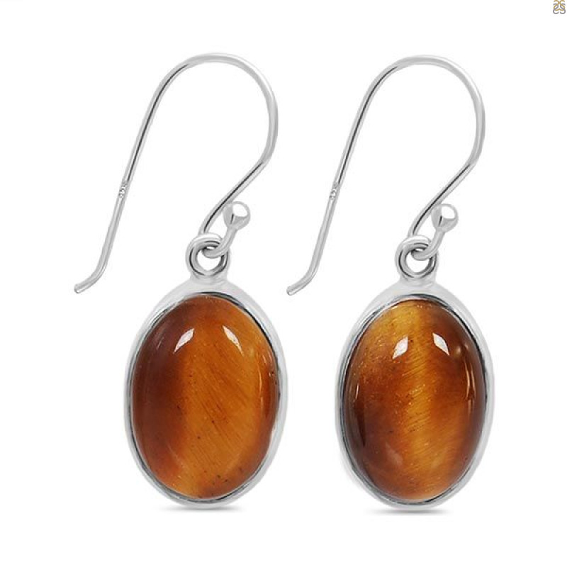 Tiger Eye Earring-E TGE-3-18