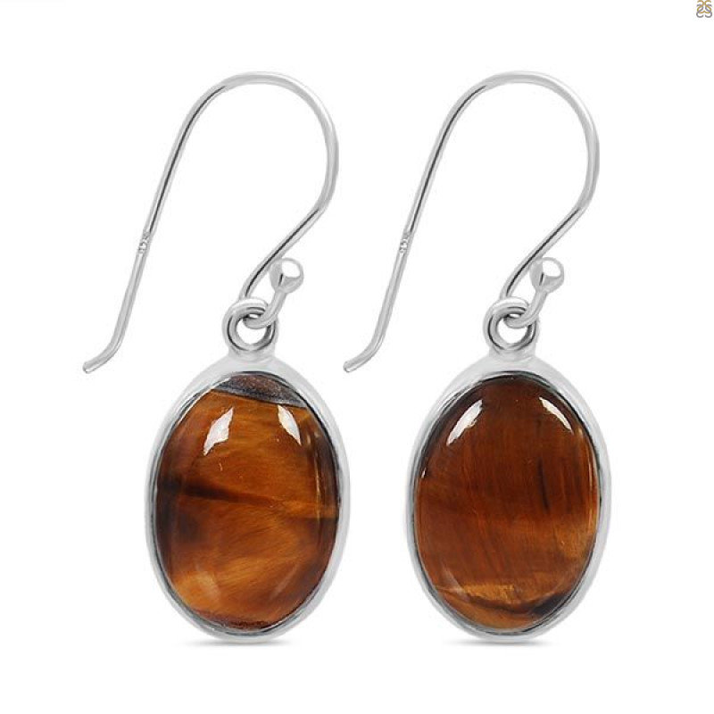 Tiger Eye Earring-E TGE-3-19