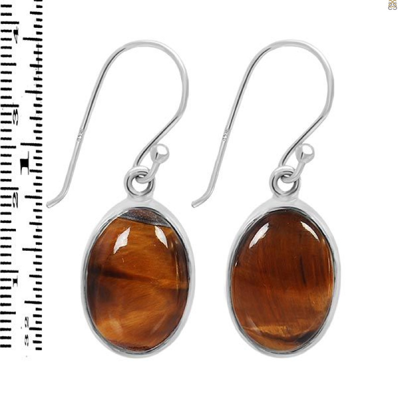 Tiger Eye Earring-E TGE-3-19