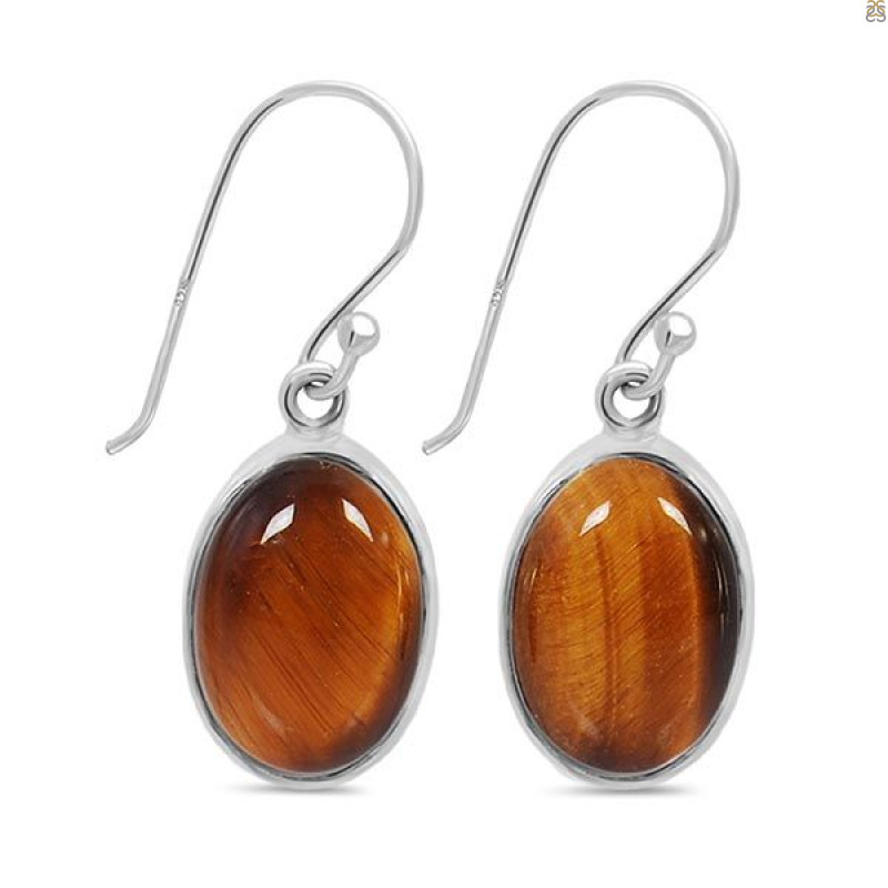 Tiger Eye Earring-E TGE-3-21