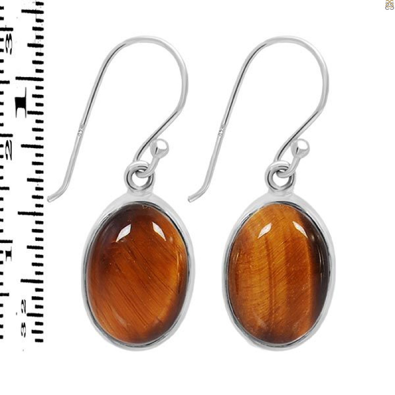 Tiger Eye Earring-E TGE-3-21
