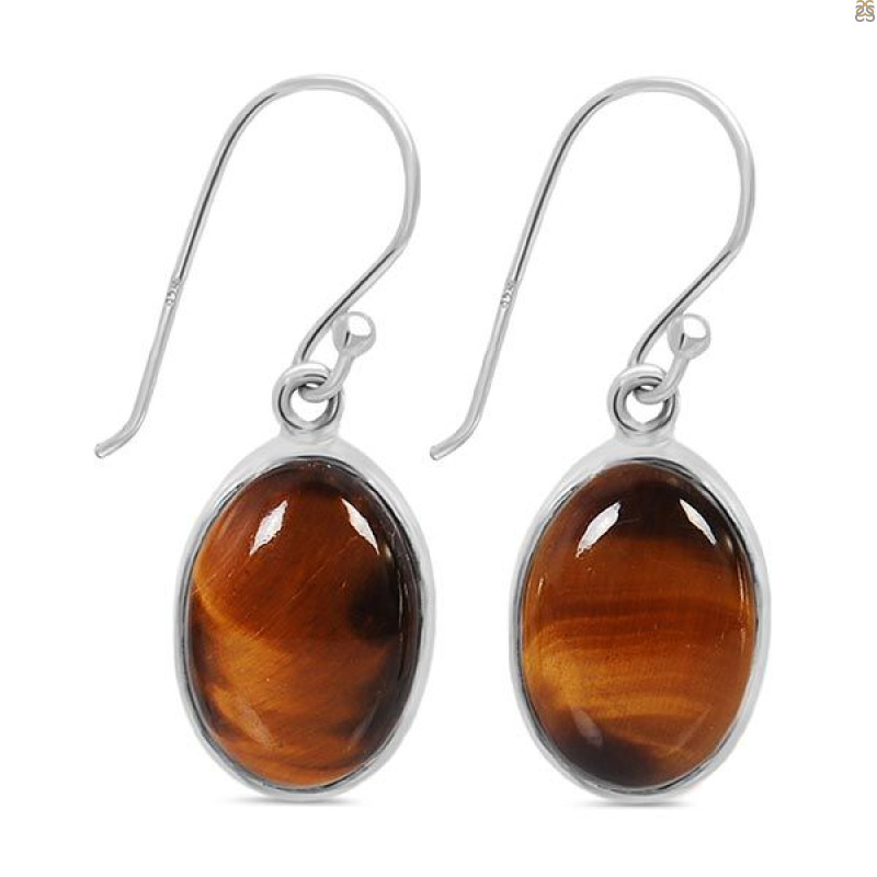 Tiger Eye Earring-E TGE-3-22