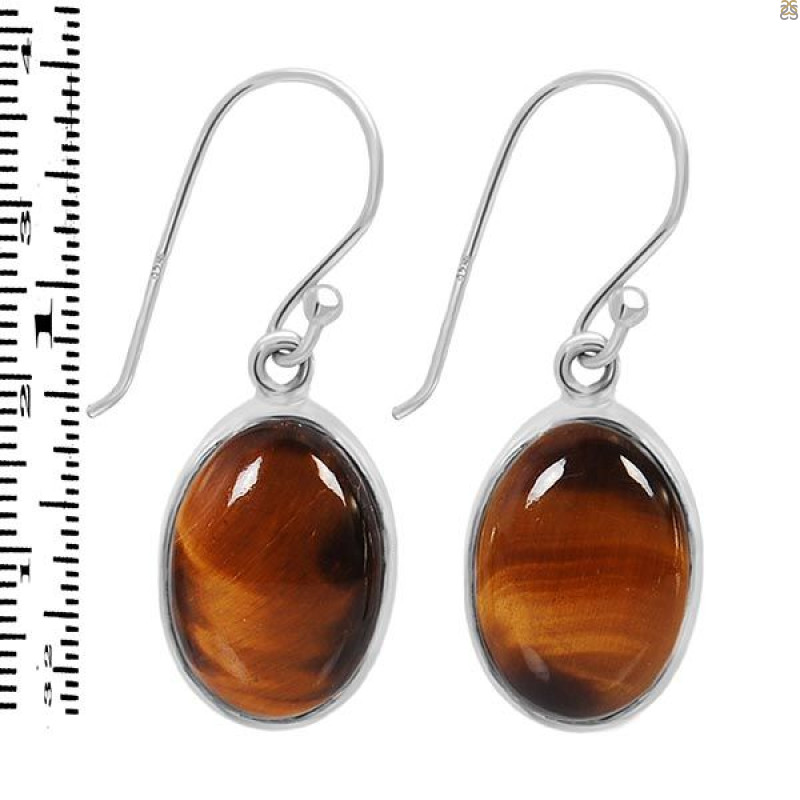 Tiger Eye Earring-E TGE-3-22
