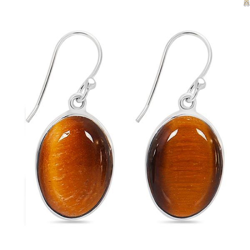 Tiger Eye Earring-E TGE-3-29