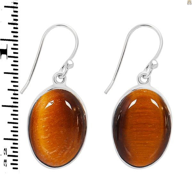 Tiger Eye Earring-E TGE-3-29