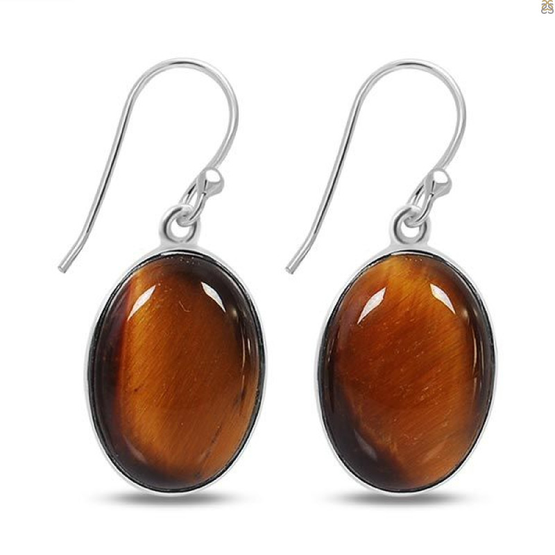 Tiger Eye Earring-E TGE-3-36