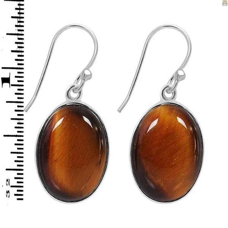 Tiger Eye Earring-E TGE-3-36