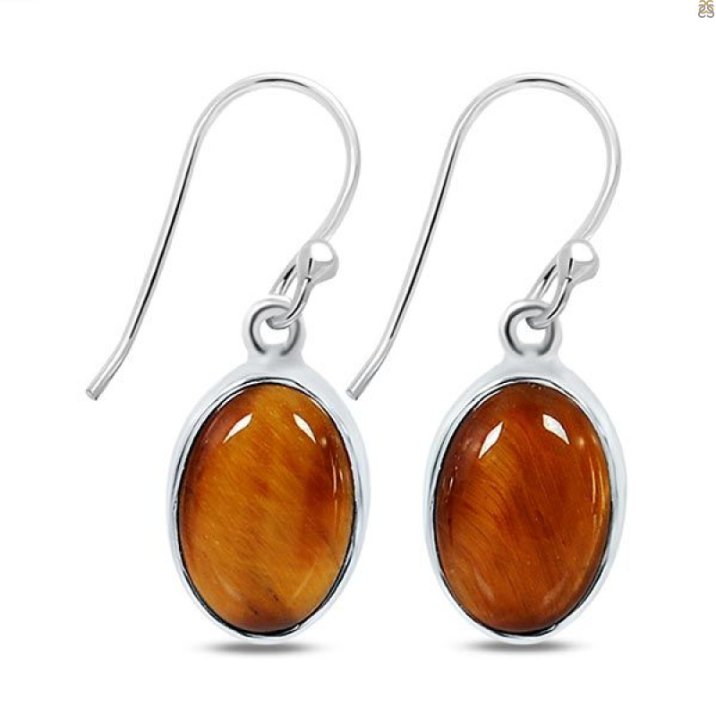 Tiger Eye Earring-E TGE-3-38