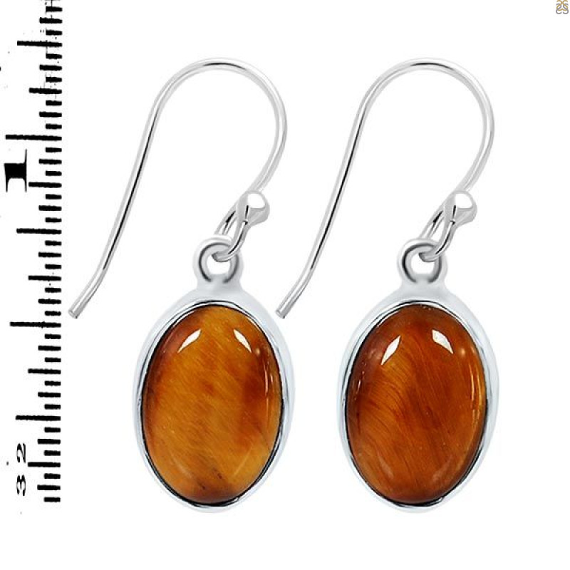 Tiger Eye Earring-E TGE-3-38