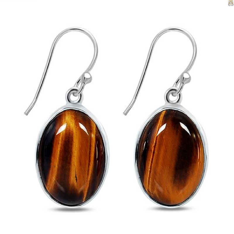 Tiger Eye Earring-E TGE-3-43