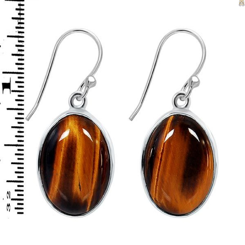 Tiger Eye Earring-E TGE-3-43
